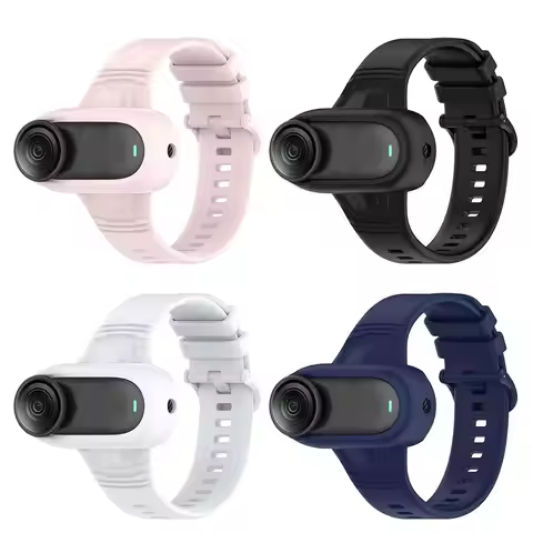 Silicone Hand Wristband Anti-Drop Replacement Wrist Strap Adjustable Camera Mount for Insta360 GO3S/