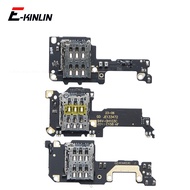 Sim Card Socket Holder Slot Tray Reader Container Connector Board Microphone Flex CableFor OnePlus A