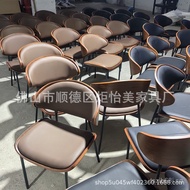 Eames Chair Dining Chair Italian Minimalist Metal Negotiation Leisure Nordic Vintage Eames Chair Sol