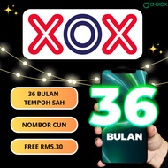 ONEXOX XOX PREPAID SIM CARD - 36 Months Longest Validity / 3 Tahun Tempoh Sah