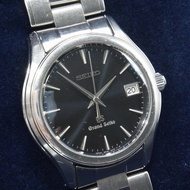 精工 Grand Seiko SBGX007/9F62-0A10 男士不鏽鋼石英錶，電池供電，黑色錶盤，銀/黑錶帶