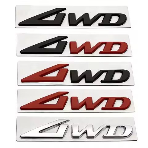 3D Metal 4WD Emblem Logo Badge For Genesis G70 G80 G90 GV60 GV70 GV80 GV90 Coupe EQ900 Hyundai Rear