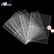 BORRAONE Photocard Binder Sheets, A7 PP Acid Free Multiple Pockets Sleeve, Transparent Photocard Hol