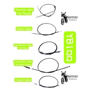 YB100 THROTTLE CABLE  TALI MINYAK SPEEDOMETER CABLE TALI METER  CHOKE CABLE FRONT BRAKE CABLE CLUTCH