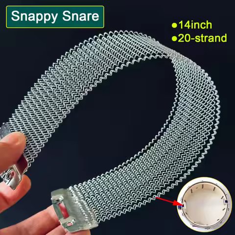 Snappy Snare 20 Strands Silvery Drum Spring Steel Wire for 14'' Snare Cajon Box Parts Accessories Re