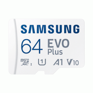 Samsung - 新版 EVO Plus MicroSD 記憶卡/儲存卡 64GB (附SD轉換器) U1 / V10 / A1 [原廠正貨]