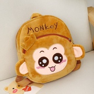Mini Baby Backpack Cute Cartoon Outdoors Girls One Year Old Boys Backpacks Animal Plush Material Lea