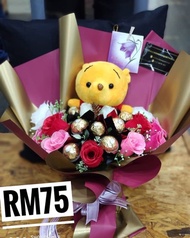 Chocolate bouquet rm75 ferrero