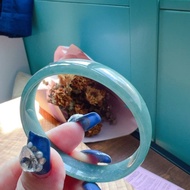 冰種藍水雪花棉翡翠手鐲 | 16圍 | 天然A貨翡翠 |  送禮