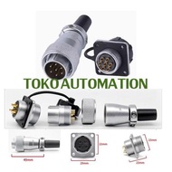 Waterproof Connector WS20 7 Pin 25A 500V Plug Socket ST20 Connector BIG Salle 