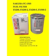 SAKURA FC-1503 FUEL FILTER EX200, EX200-2, EX200-5, EX300-2