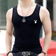 {PAL.05Ja23c} PLAYB0Y SINGLET / PLAYB0Y UNDERSHOOTS / ADULT MEN'S SINGLET