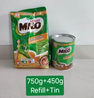 Stok Ada [Ready stock] 现货Milo Gao Kosong refill 750g +tin 400g