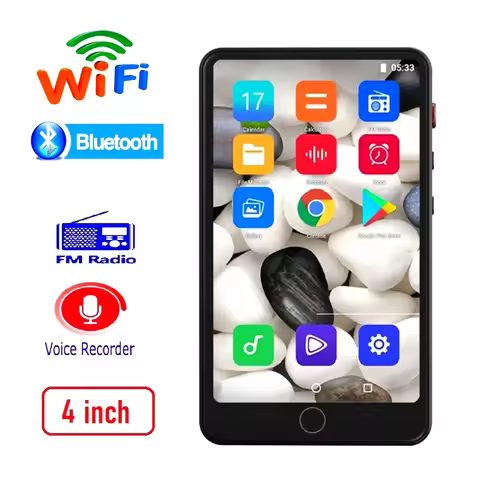 Android Wifi Mp4 Player Full Touch Screen 16GB 4 Inch Bluetooth Mp3 Music Play Supports Hebrew,Video
