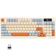 Free Wolf M96 Bàn Phím Cơ Không Dây Gradient Keycaps Màn Hình OLED Chế Độ Kép Bluetooth/2.4G Pin Dài