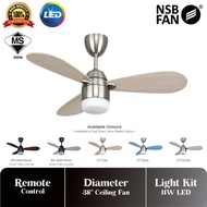 NSB WIWI 38" REMOTE CONTROL CEILING FAN