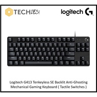 Logitech G413 Tenkeyless SE Backlit Anti-Ghosting Mechanical Gaming Keyboard ( Tactile Switches )