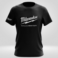 Milwaukee Power Tools T-Shirt Microfiber Quick Dry Premium Cotton Tees