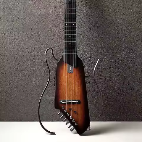 Silent Folk Guitar Smart Travel Portable Guitar 39inch Adult Beginner Practice Guitars Kid Student P