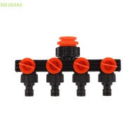 [FSBA] Valve Splitter 1/2” 3/4" 1” Watering Connector Distributor 1 To 4 Way Hose Splitters For Water Pipe Hose Tap Connectors  KCB