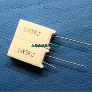 5W Cement Resistor 5W3RJ 5W 3 Euro 3R Vertical Ceramic Resistor (10 Pieces 5 Yuan)