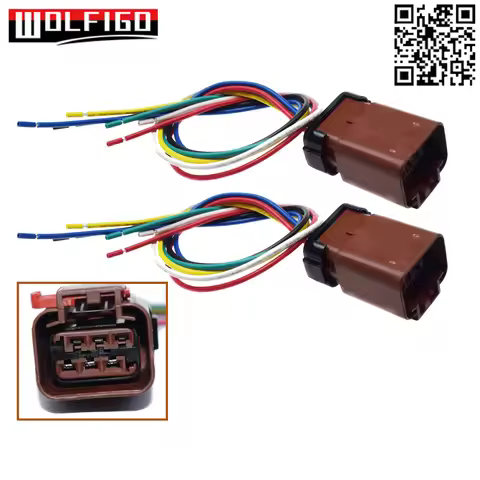 1/2pcs For Chrysler Dodge Jeep Window, Wiper Motor Tail Lamp Connector Harness Plug 5013984AA, 1P164