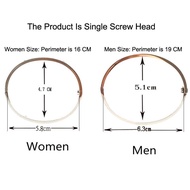 Couple Jewelry Can't Drop Card Home Screwdriver Titanium Steel Love Single-Head Nail Sand Eternal Ri