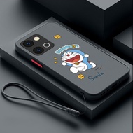 Redmi 15C POCO C85 Redmi15C Hard Phone Case Jumping Doraemon Cute Frosted Durable Plastic Cover Casi