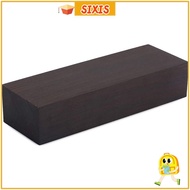 SIXIS Ebony Lumber, Instruments Tools DIY Material Ebony Wood, 120*40*25mm Multi-application Blank E