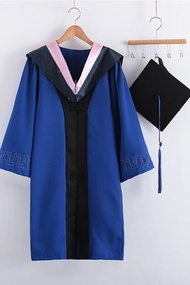 Graduation Ceremony Costume Degree Robe Doctor Master Bachelor Cap University President Cap Adult Gr