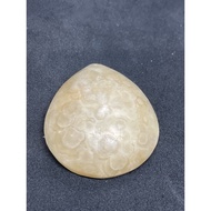 D7956 Natural Thai Dragon Palace Relics Raw Ore Jade White Pendant