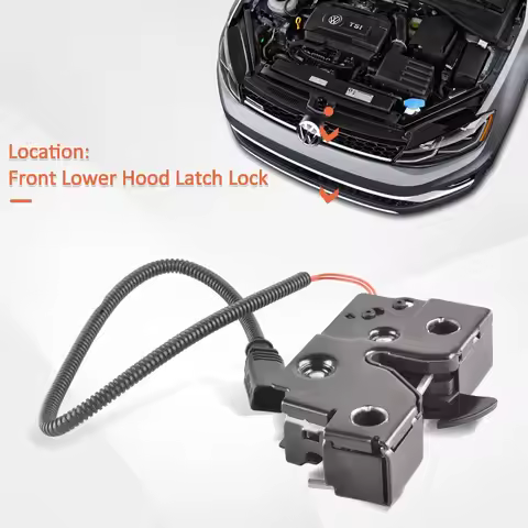 5G1823509B Front Lower Hood Lock Lid Latch For Volkswagen E-Golf Passat EU/3C B8 Tiguan/R/Allspace M