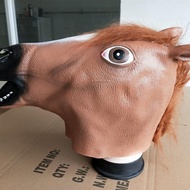 2025新万圣节恐怖驱魔面具邪恶微笑白眼鬼脸乳胶头套Halloween Cosplay Costumes Male Women Mask Cloak Child Funny Holiday Parti