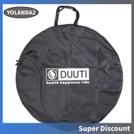 [yolanda2.sg] Mountain Road Bike MTB Wheel Bag Wheelset Bag Transport Pouch Carrier Bags (Color: Black)