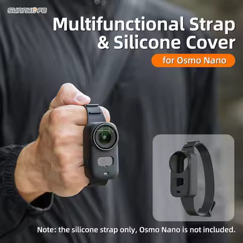 For DJI Osmo Nano Silicone Hand Wristband Adjustable Bicycle Strap Protective Case for DJI Osmo Nano