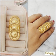 Cincin Dubai bulat emas kadar 700