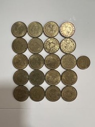 （74年20枚大壹毫）香港硬幣英女王伊利沙伯二世 1974年大一毫 Government of Hong Kong Coin Queen Elizabeth ll 1974 $0.1