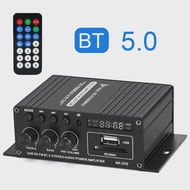 AK170 AK380 AK35 AK-370 BT Compatible Amplifier 2 Channel Home Theater Amplifier HIFI Bass Music Pla