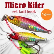 MICRO KILER 5GRAM SEAT ASIST HOKS MICRO JIG 5G BAIT JIG 5G