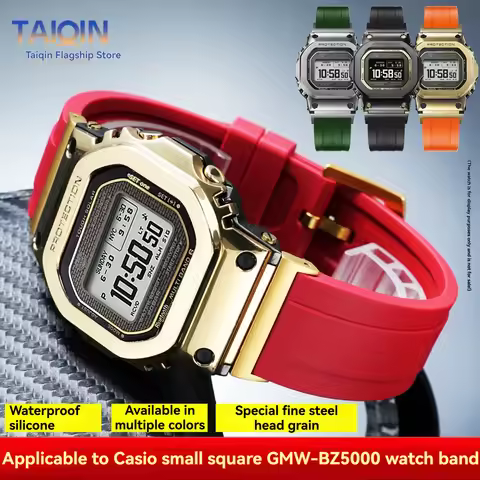 GMW BZ5000 Outdoor Sports Silicone Watchband For Casio G-SHOCK 3575 GMW-BZ5000 Modified resin Watch 
