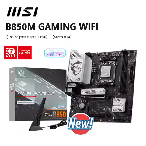 MSI B850M GAMING WIFI New Motherboard AMD B850 Ryzen 9000 8000 7000 Series CPU Socket AM5