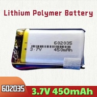 3.7V 450mAh​ 602035 Lithium Polymer Battery