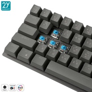 ส่งฟรี NP คีย์บอร์ด Tsunami MK-61 (G7_144) MECHANICAL KEYBOARD ไฟRGB สวิตซ์Outemu Red Blue Brown ประ