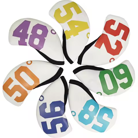 Golf Iron Covers Golf Iron Head Covers Neoprene Golf Iron Covers 7pcs Golf Iron Headcovers Golf Club