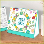 2025 To 2026 Desk Calendar 7x8inches Floral Design Desk Calendar 2025-2026 Simplified Desk Calendar 