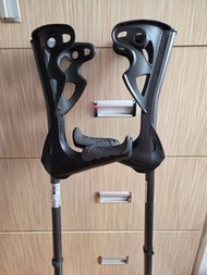 (一對) 法國 FDI 人體工學拐杖, Ergodynamic, 康復枴杖 助行器 Waking Cane, crutches, walking stick, 輔助步行, elbow crutches