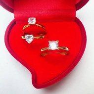 Italy 10k Wedding Ring / Engagement Ring with / 1 PC GOLD