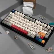 Retro C64 Keycaps 147Keys/Set Colour Side PBT Cherry Profile Custom Keycaps for Alice Gateron Cherry