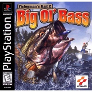 PS1 Fishermans Bait 2 Big OI Bass Silver CD Disc