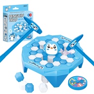 Mini Ice Breaking Penguin Rescue Little Penguin Ice Knock Game Parent-Child Children Early Education